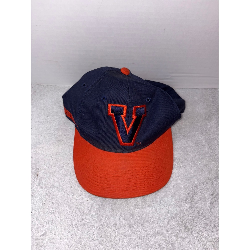 Vintage 90s Sports Specialties UVA Snapback Hat Made in Korea Virginia Cap